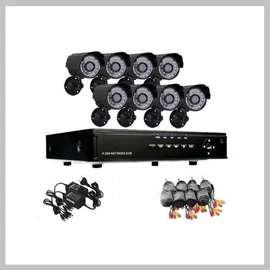 CCTV kamerarendszer - 8 kamerás megfigyelő rendszer