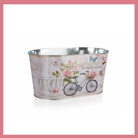 Metál kaspó BICYCLE 22,5cm ovális 63918810