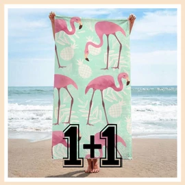 Strand törölköző 150x70 Flamingó 1+1 REC45WZ92