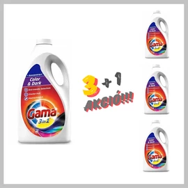 GAMA Color &amp;amp; Dark 4.15 liter (80 mosás) mosógél 3+1 Akció! ZT-6697A