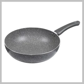 Banquet gránitszürke wok serpenyő, 84749018, 28 cm