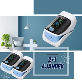 Ujjra csíptethető pulzoximéter, pulzusmérő és véroxigénszint mérő 2+1 AKCIÓ PULSEakcio