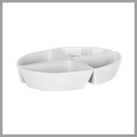 BANQUET Tál készlet BIANCA 19 x 13 x 4 cm, 4 + 1 db 60334539