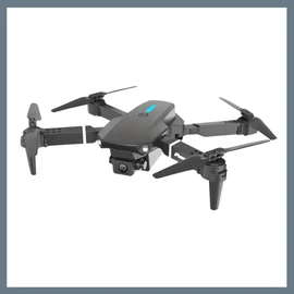 FACEGLE E88 Drón - Fekete, Összehajtható Szárnyak, Kettős Kamera, 360°-os Forgatás HK1199458