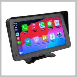 7&quot; autós carplay tolatókamerával holm8594