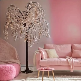 LED-es díszcseresznyefa virágzó ággal – 120 cm  PP1728448-12