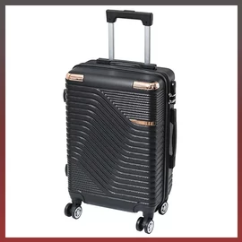 Leziter TraveLux Pro kabinbőrönd keményfedeles fekete 833-BL20