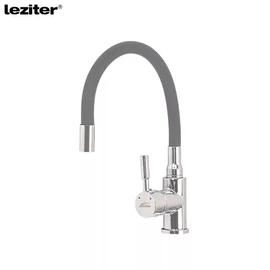 LEZITER Corin álló mosogató csaptelep flexibilis kifolyócsővel szürke ZS-7012-GR
