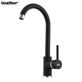 LEZITER Noril mosogató csaptelep fekete ZS-7018-Black

