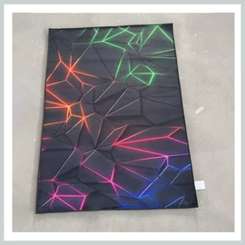 Gamer stílusú szőnyeg – neon geometriai mintával 40x60cm 75773953-4060