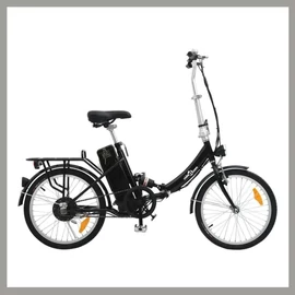 Elektromos összecsukható kerékpár – Fekete – 250 W 394200