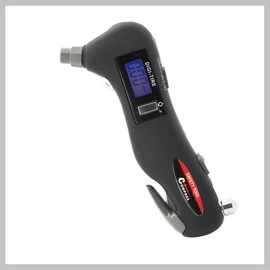 SAFETY TOOL Digitális Guminyomásmérő Többfunkciós Vészhelyzeti Eszköz – 09338
