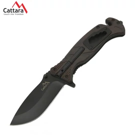 CATTARA BLACK BLADE összecsukható kés tűzkővel 13229 