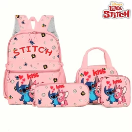 Lilo &amp; Stitch 4 részes iskolatáska szett – PINK MB3567988-P

