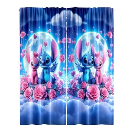 Disney Stitch Sötétítő Függöny 130 x 210 cm – 2db  KT1794989-3