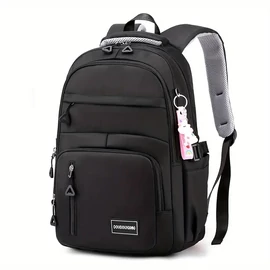 Női Nagy Kapacitású Hátizsák Laptoptartóval - FEKETE JB365521-F