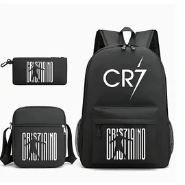 CR7 3 részes hátizsák szett – fekete-fehér XH2725266-2