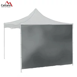 CATTARA Oldalfal Parti Sátorhoz – 2×3 m, Vízálló, 210D Szürke – 13344