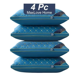 4 db luxus szállodai párna - Kék MM3135850-3