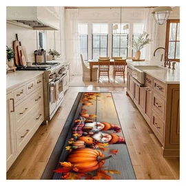 Őszi futószőnyeg – törpe és sütőtök mintával 60x300cm HP294055-3