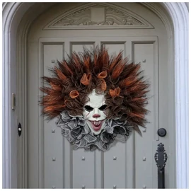 Halloween ajtódísz ijesztő maszkkal – 55 cm WM5555816