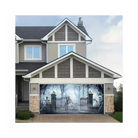 Halloween garázsajtó takaró  – 400×185 cm – LU187438