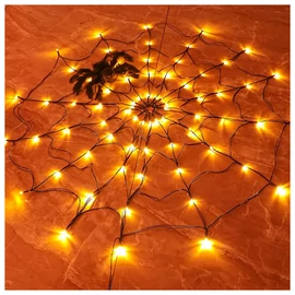 Halloween Pókhálós LED Fényfüzér FA4137001