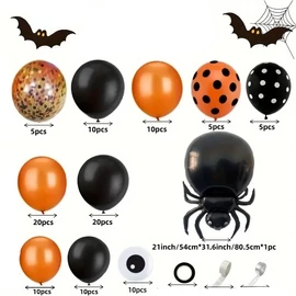 109 darabos Halloween Léggömb Készlet YN193933
