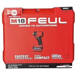 Akkumulátoros ütvecsavarozó 1/2" 1600nm – szénkefe nélküli motorral 2533-1000