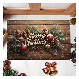 Karácsonyi lábtörlő – 50×80 cm, Merry Christmas mintával – XG359787