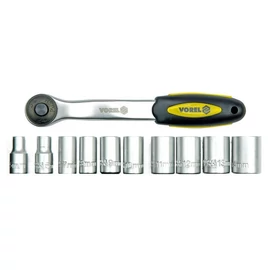Vorel Racsnis hajtókar 1/2" dugókulcs készlettel – 11 darabos TO-58602