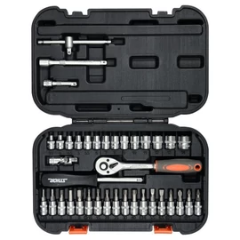 STHOR 1/4&quot; Dugókulcs készlet – 38 darabos TO-58640