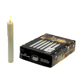 LED gyertya – meleg fény, 12 db/csomag, 19 cm 55040