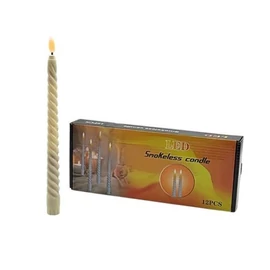 LED gyertya - meleg fény, 12 db/csomag, 28 cm 59307