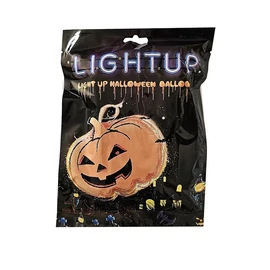 Halloween tök lufi+LED 50558