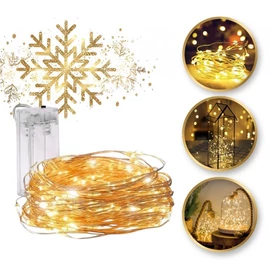 Beltéri karácsonyi LED fényfüzér – 20 LED, meleg fehér LAMP25CB