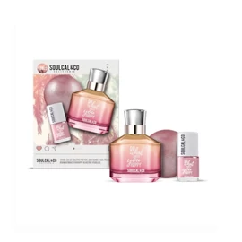 SoulCal &amp; Co ajándékszett nőknek – 100 ml parfüm, 90 g fürdőbomba, 6 ml körömlakk SCW6400