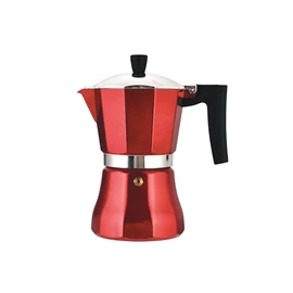 Perfect Home Metal Red 6 személyes kotyogós kávéfőző 16688