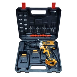 LEO TOOLS 36V Akkumulátoros fúró–csavarozó készlet 2 akkuval LE-074