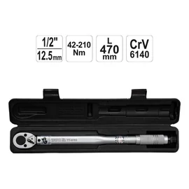Nyomatékkulcs 1/2" – 42–210 Nm YT-0760