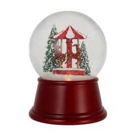 Karácsonyi hógömb, zenél és világít KH1