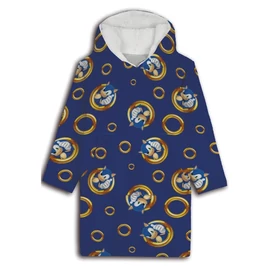 Sonic, a sündisznó felnőtt belebújós plüss polár poncsó AYM071849