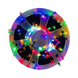 Karácsonyi színes fényfüzér 100m CH-9527