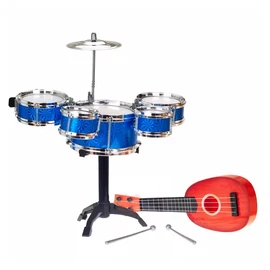 Zene Készlet Gyerekeknek – Ukulele és Dobok Dobverővel 156V3Q000