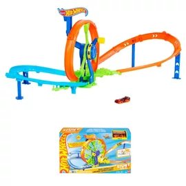 Hot Wheels Stunt Tracks – Rapid Launch &amp;amp; Loop pályaszett 426357