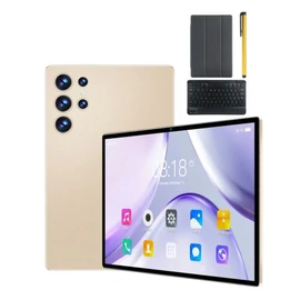 Qetupa Z50 Android 14 Tablet Billentyűzettel, Tokkal és Tollal – 10.1&quot; Arany színű 76001117AB