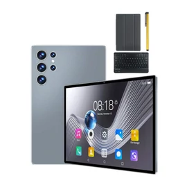 Qetupa Z50 Android 14 Tablet Billentyűzettel, Tokkal és Tollal – 10.1&quot; Szürke 76001117SB