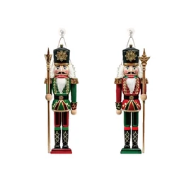 2 db Vintage diótörő katona ajtódísz – 45 cm DP6299397