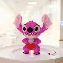 Lilo &amp; Stitch építőkocka készlet - Rózsaszín változat CG5604998-2