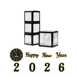 2026 Szilveszteri Dekorációs Doboz Szett (4 db) DD6441213